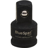 BlueSpot Impact Adaptor Socket Converter Reducer 3/8"  Female to 1/2" Male Drive